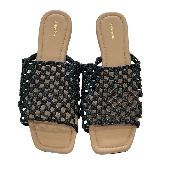 &amp; Other Stories Leather Sandals, Black, Size 7.5
