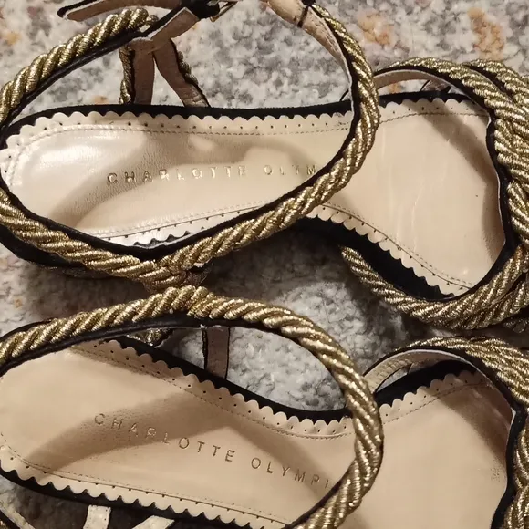 &quot;IT'S KNOT YOU IT'S ME&quot; CHARLOTTE OLYMPIA SANDALS