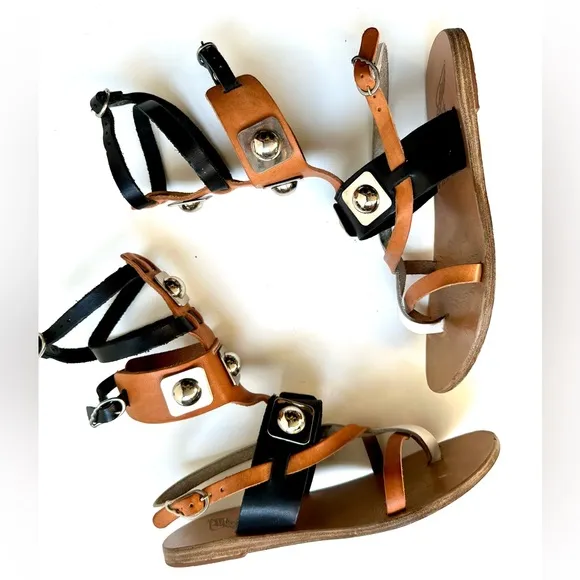 Ancient Greek Sandals for Peter Pilotto Gladiator Sandals, size 36