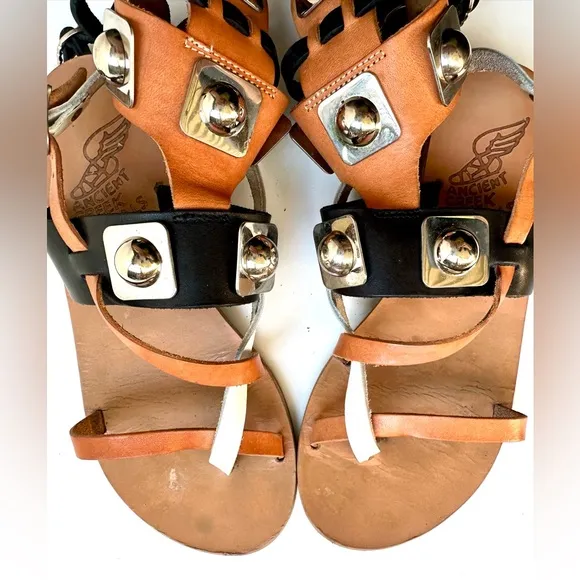 Ancient Greek Sandals for Peter Pilotto Gladiator Sandals, size 36