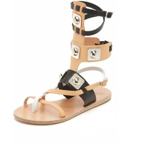 Ancient Greek Sandals for Peter Pilotto Gladiator Sandals, size 36