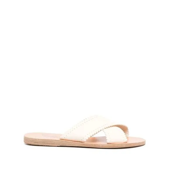 Ancient Greek Sandals Philourgos Sandals in Off White 41