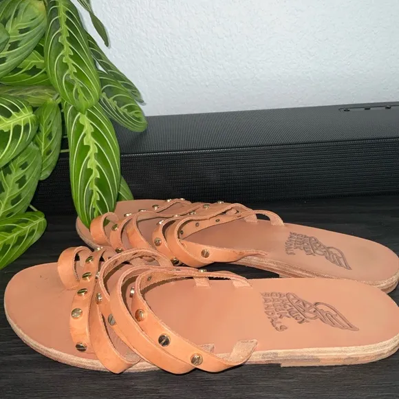 Ancient Greek Sandals Tan Minimalist Sandals