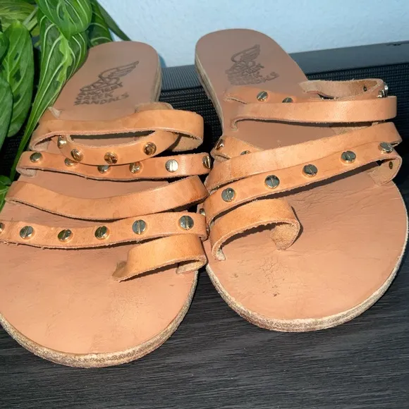 Ancient Greek Sandals Tan Minimalist Sandals