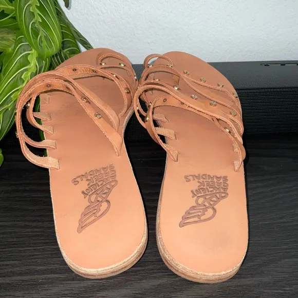 Ancient Greek Sandals Tan Minimalist Sandals