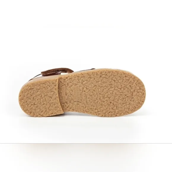 ANGELITOS | Boys Brown Leather Fisherman Sandals