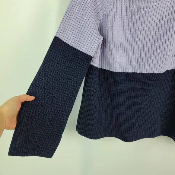 ANN TAYLOR 100% Cashmere Wide Sleeve Sweater Sz Large