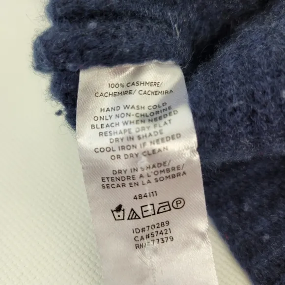 ANN TAYLOR 100% Cashmere Wide Sleeve Sweater Sz Large