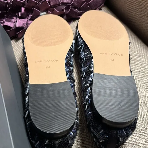 Ann Taylor Tweed Ballet Flats