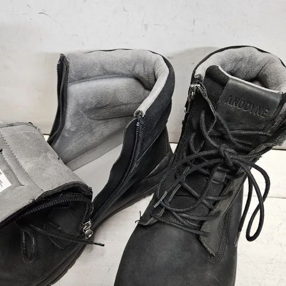 ANODYNE No. 90 Trail Worker black oiled leather boots mens size 13W