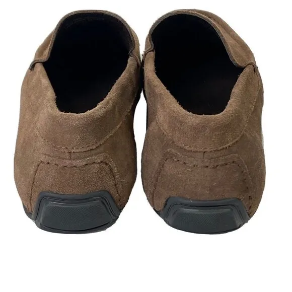 Anthony Veer Cleveland Loafers Shoes Mens size 9.5 CLEHB Brown Sueded Leather