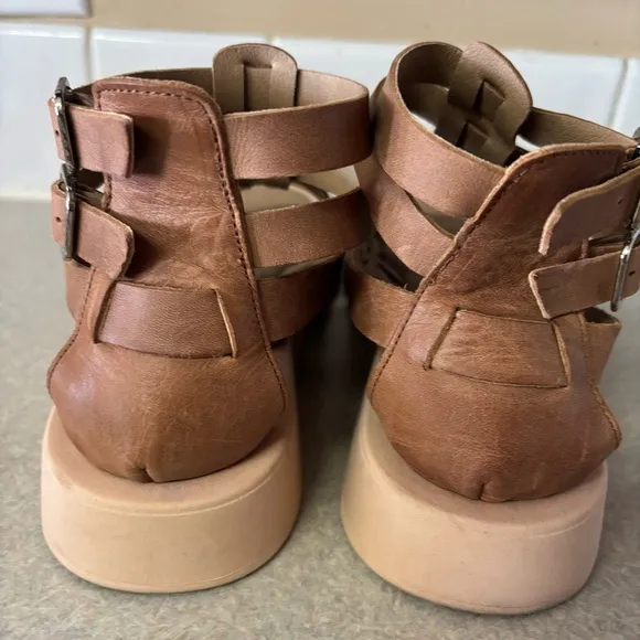 Anthropologie Pilcro Gladiator Sport Preppy Coastal Resortwear Sandals 10