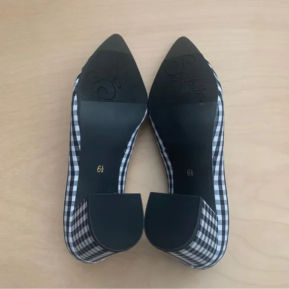 Anthropologie Seychelles Gingham Rehearse Heels