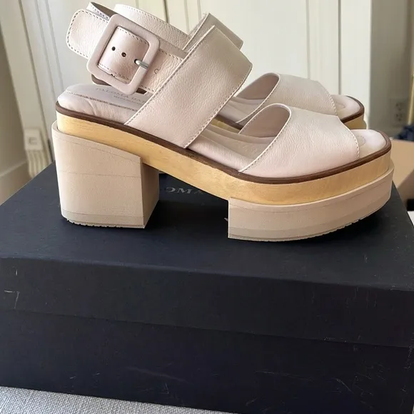 Anthropologie  Shopbop NWT Paloma Barcelo Platform Chunky Heel Sandals Best ❤️