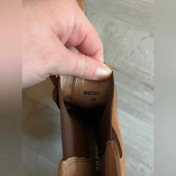 Anthropologie Silent D Biscoti Chelsea Boots size 38