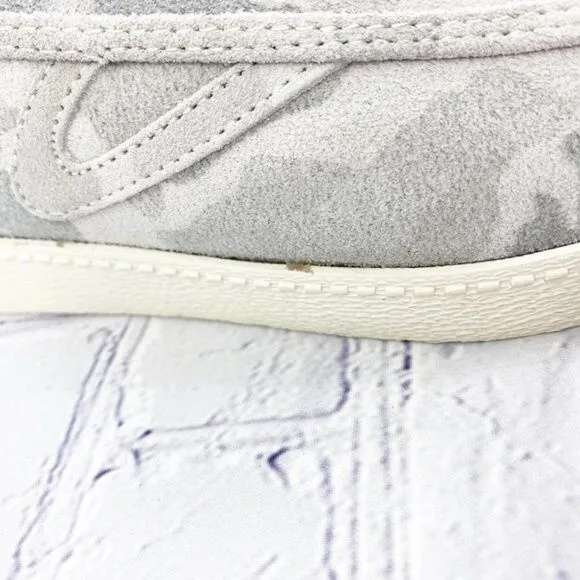 Anthropologie Tretorn Eco Ortholite Ivory Low Top Suede Camp Sneakers