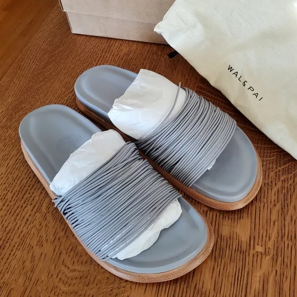 Anthropologie Wal &amp; Pai Alcove Slide Sandals