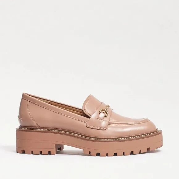 Anthropologie x Sam Edelman Laurs Chunky Sole Loafers in Maple Honey