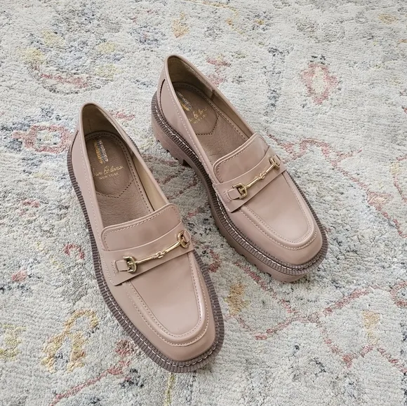 Anthropologie x Sam Edelman Laurs Chunky Sole Loafers in Maple Honey