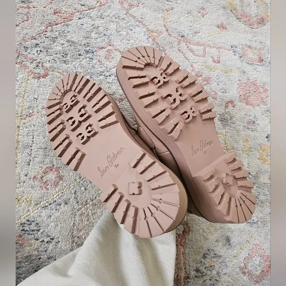 Anthropologie x Sam Edelman Laurs Chunky Sole Loafers in Maple Honey