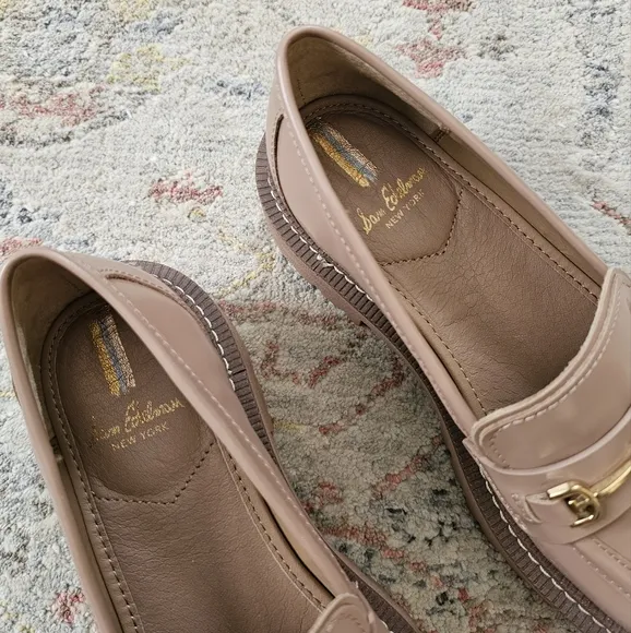 Anthropologie x Sam Edelman Laurs Chunky Sole Loafers in Maple Honey