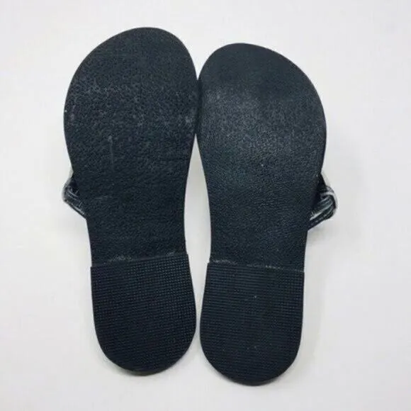Antonio Gradilla womans leather sandals gray US7 BoxR minimalist