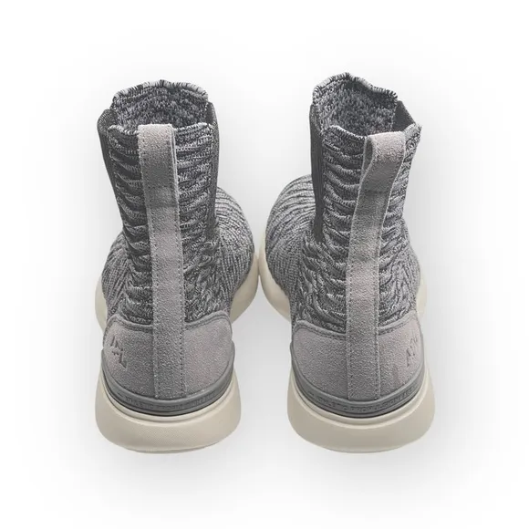 APL 𖤐 Chelsea Boot Knit Sneakers 𖤐 Heather Grey Melange 𖤐 aso Free People 𖤐 8M