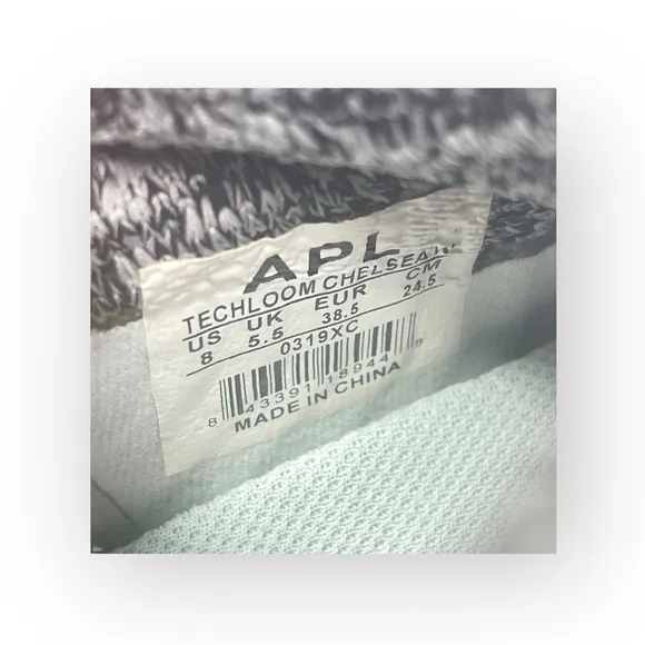 APL 𖤐 Chelsea Boot Knit Sneakers 𖤐 Heather Grey Melange 𖤐 aso Free People 𖤐 8M