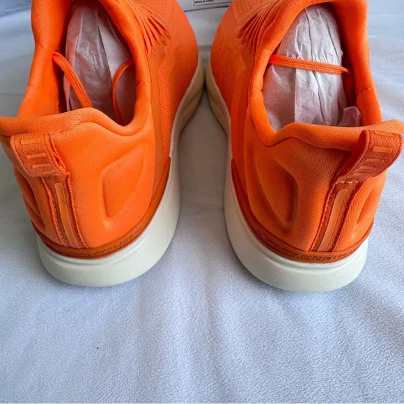 APL Men's Techloom Tracer 10.5 Orange Pristine NEW Sneakers Openwork Logo Bright