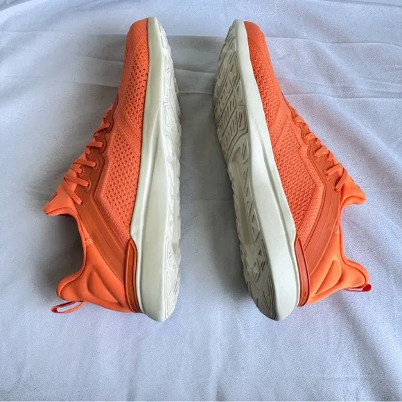 APL Men's Techloom Tracer 10.5 Orange Pristine NEW Sneakers Openwork Logo Bright