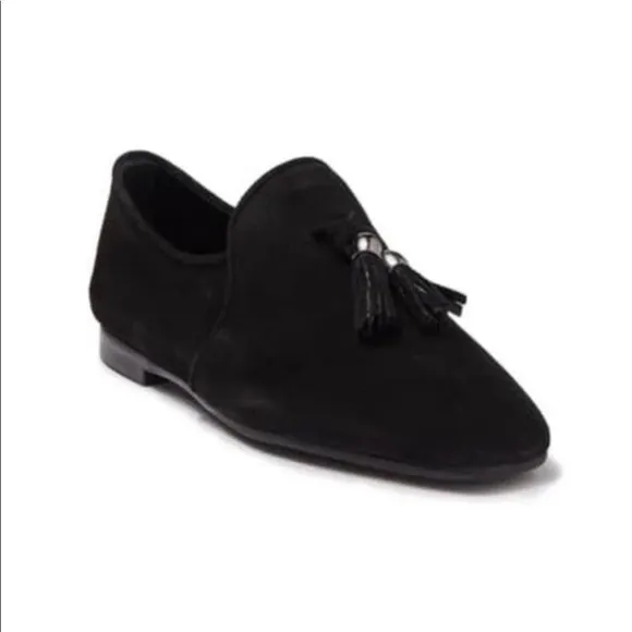Aquatalia Rivita Dress Suede Black Flats