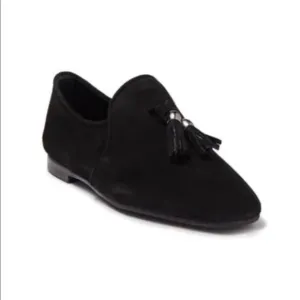 Aquatalia Rivita Dress Suede Black Flats