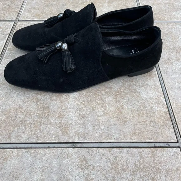 Aquatalia Rivita Dress Suede Black Flats