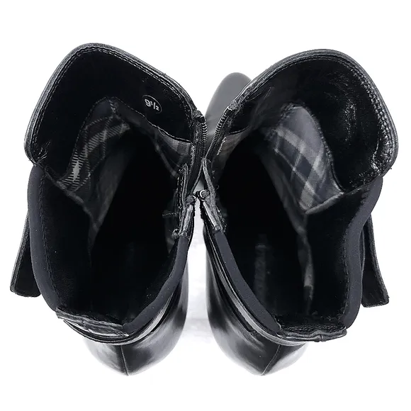 AQUATALIA Rogue Royal Heeled Ankle Booties US 9.5 Weatherproof Leather Boots