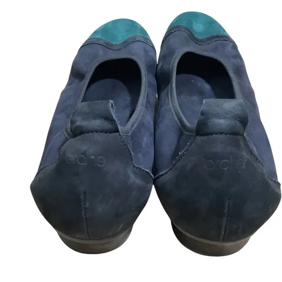 Arche Colorblock Suede Flats