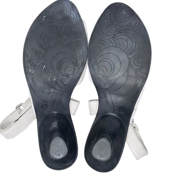 Arche soft nubuck leather strappy sandals light gray comfort shoes women’s 41