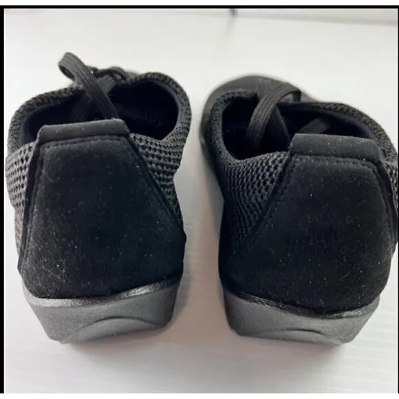 Arcopedico Womens Net 3 Knit Sneakers Shoes Comfort Size 42/10.5 Black Lace Up