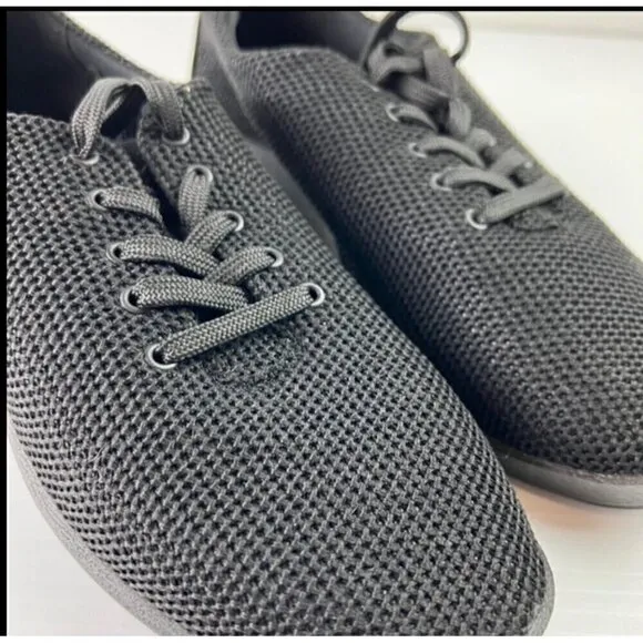Arcopedico Womens Net 3 Knit Sneakers Shoes Comfort Size 42/10.5 Black Lace Up