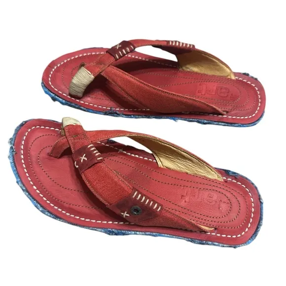 Art company frayed sandals brand new w box size 12