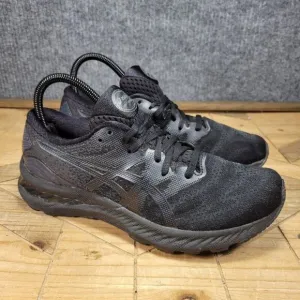 ASICS Gel Nimbus 23 Women's SZ 9 Running Shoes Sneakers Black Lace Up 1012A885
