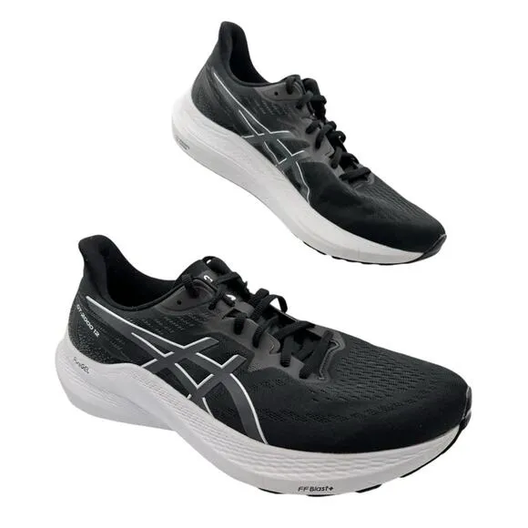 ASICS GT-2000 12 Black Carrier Grey Road-Running Sneakers Men’s Size 11.5