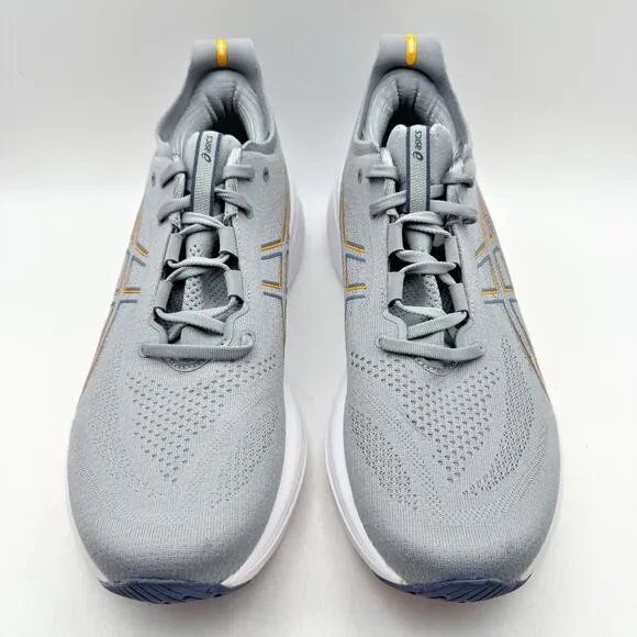 Asics Mens Gel-Nimbus 26 Running Sneaker US 12 EU 46.5 Gray Orange Athletic NIB