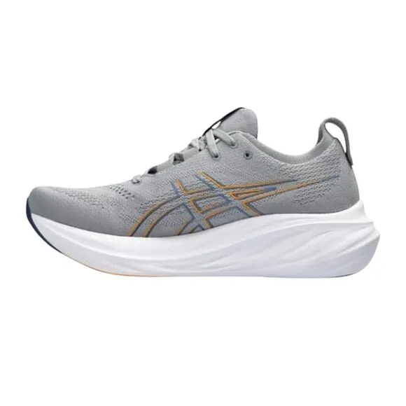 Asics Mens Gel-Nimbus 26 Running Sneaker US 12 EU 46.5 Gray Orange Athletic NIB