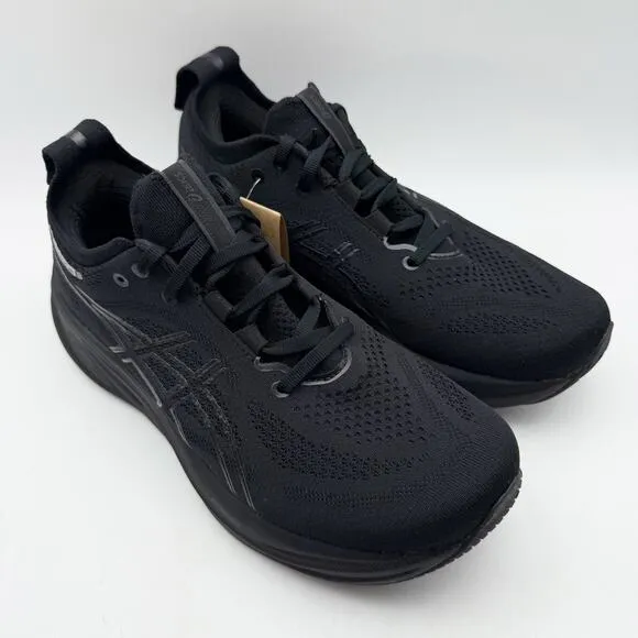 Asics Women Gel-Nimbus 26 Running Sneaker US 9.5 Wide EU 41.5 Black Athletic NIB