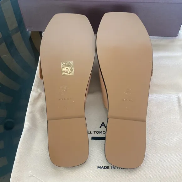 ATP atelier leather sandals in brown