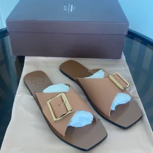ATP atelier leather sandals in brown