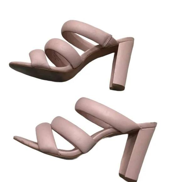 Avec Les Filles pink heel sandals  7