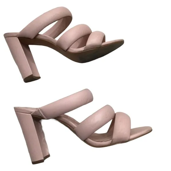 Avec Les Filles pink heel sandals  7