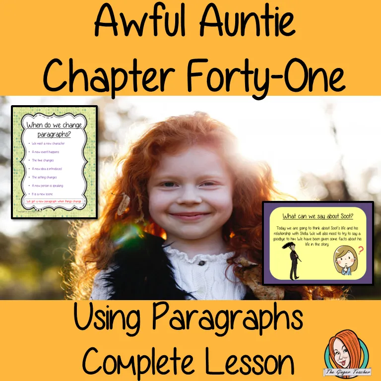 Awful Auntie Using Paragraphs Lesson