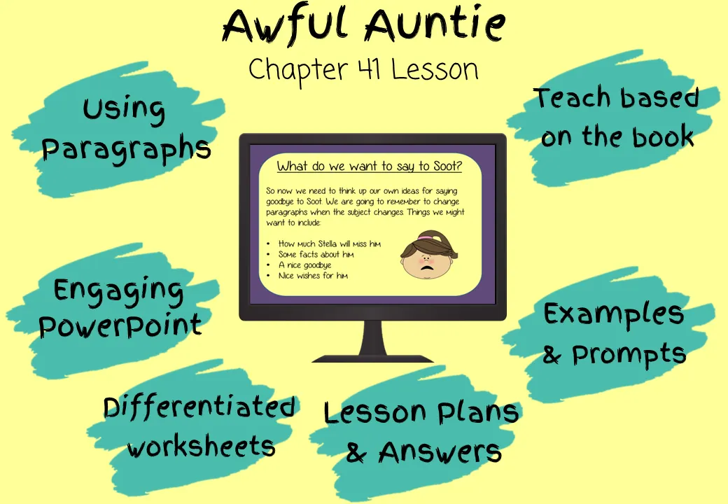 Awful Auntie Using Paragraphs Lesson